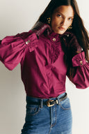 Camisa Phineas burgundy