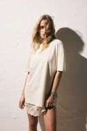 Polera Oversize beige
