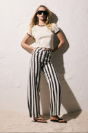 Pantalón Kings rayas beige