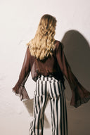 Pantalón Kings rayas beige