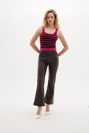 Top Ronie rayas fucsia