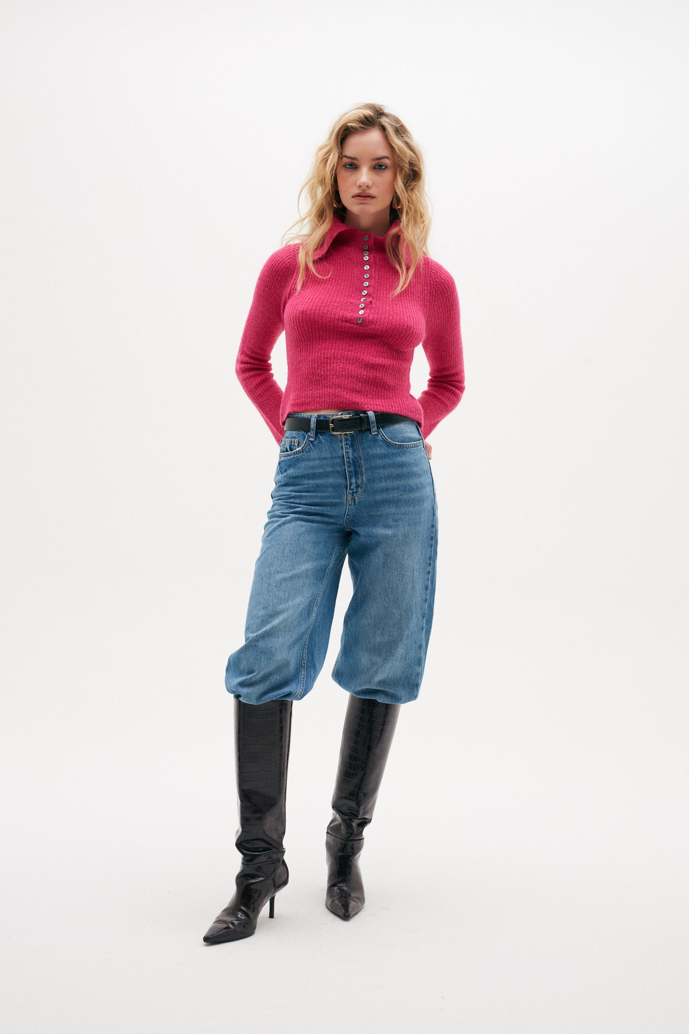 Chaleco Vim fucsia