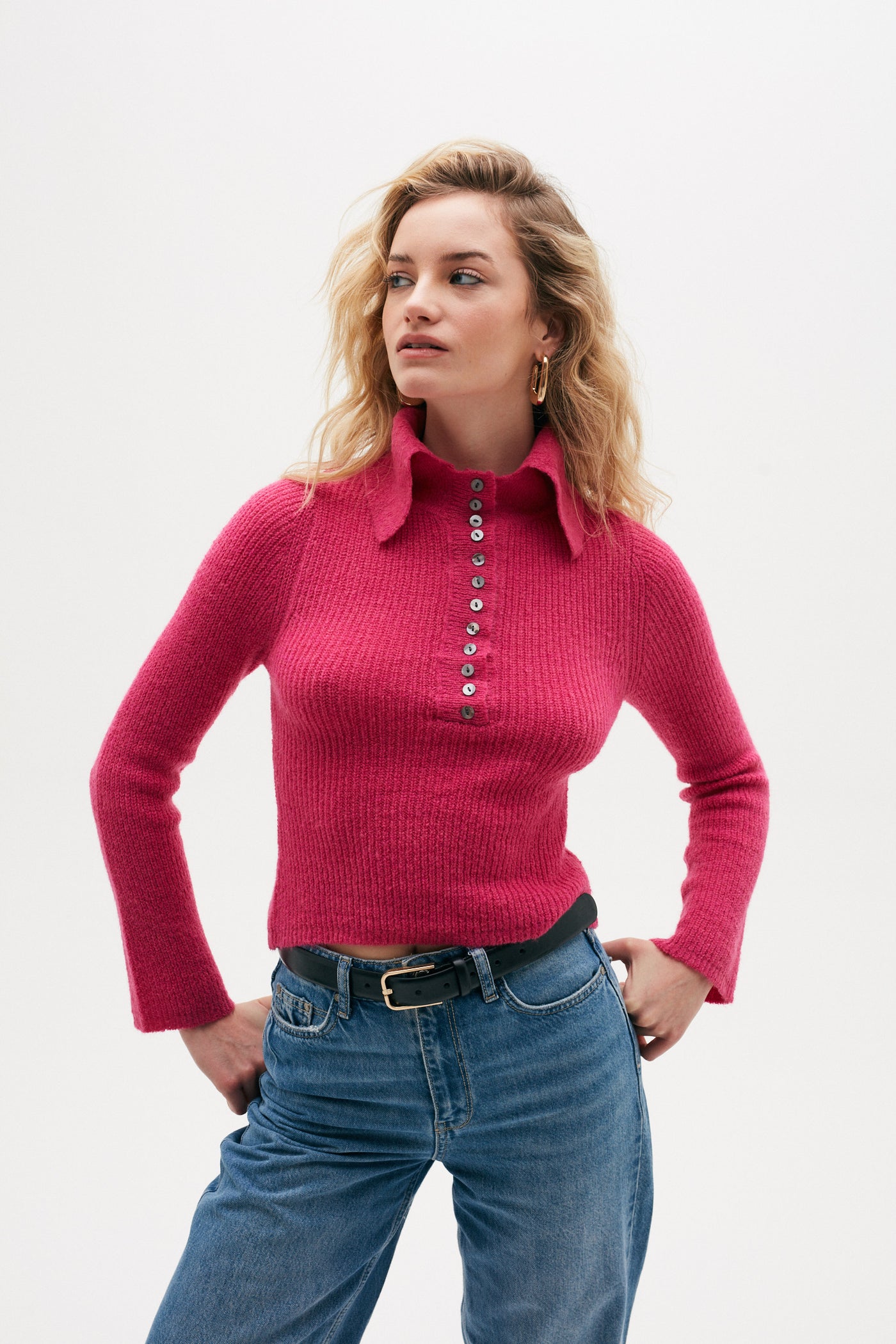 Chaleco Vim fucsia