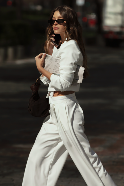 Pantalon Bowery blanco