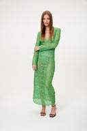 Vestido Aos verde