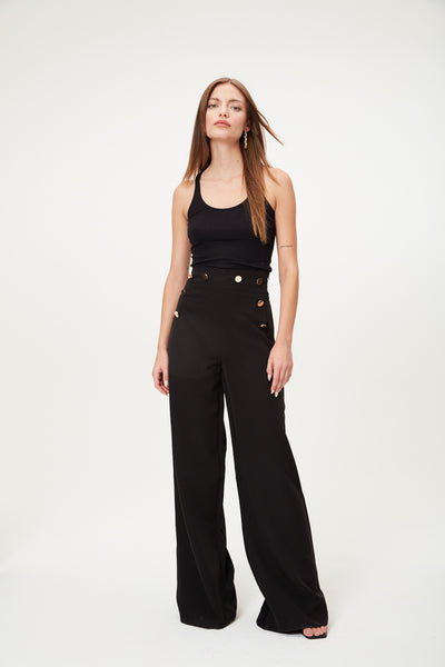 Pantalon Hall negro