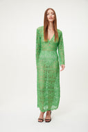 Vestido Aos verde