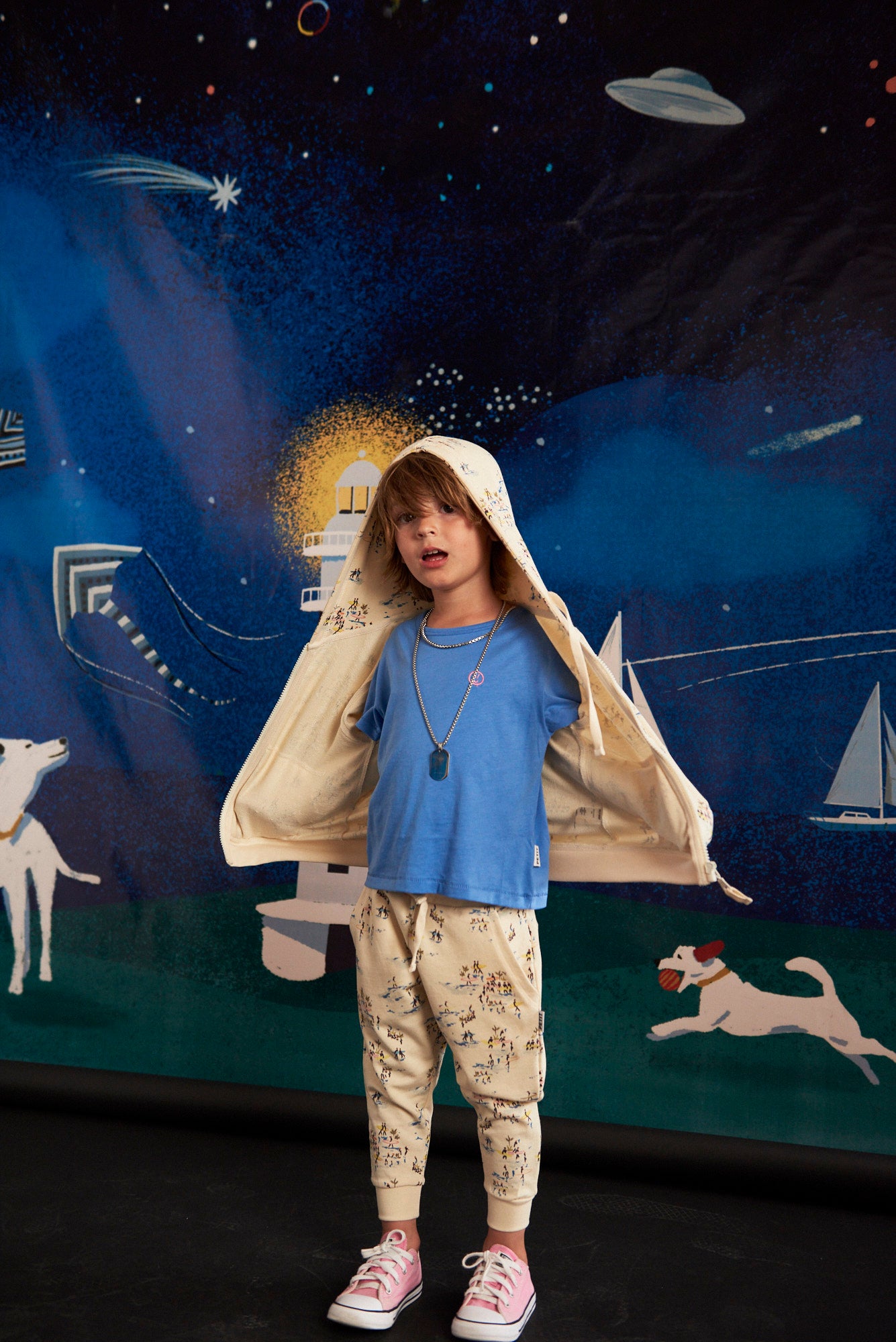 Polera Kids Fran azul