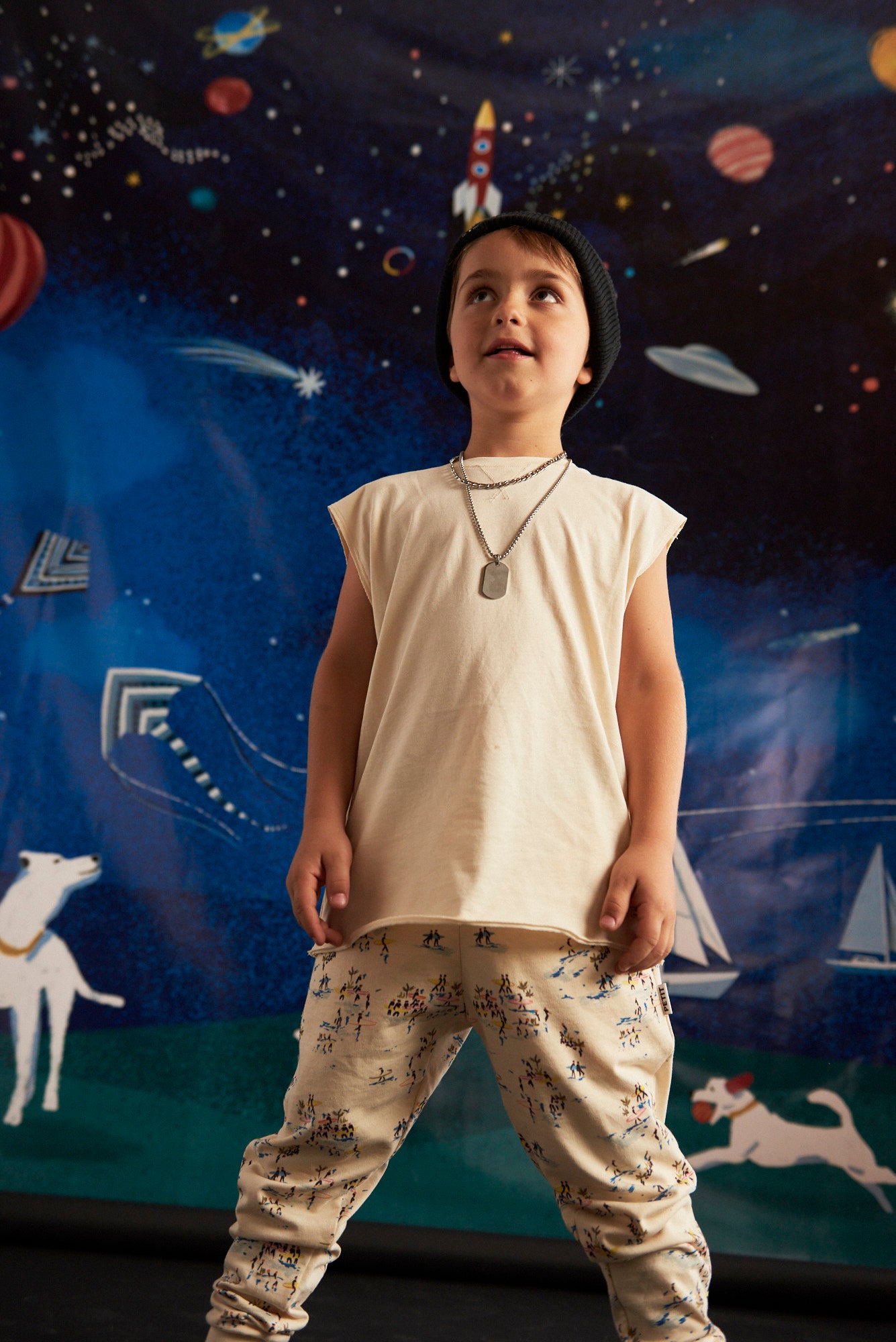 Polera kids Smile vainilla