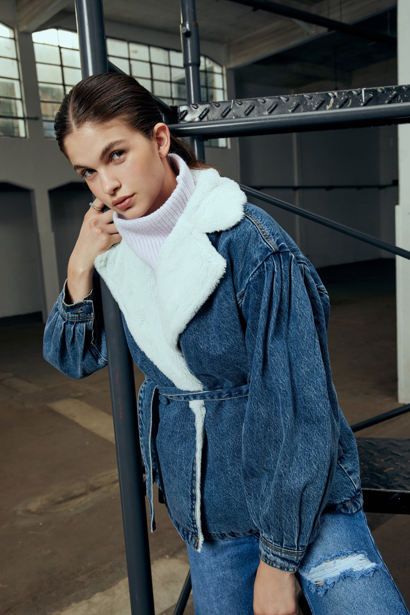 Chaqueta denim Redford azul